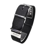 Curea Morellato tip NATO Band Nastro Cannete Culoare Neagra 18mm 20mm 22mm 24mm A01U3972A74019CR