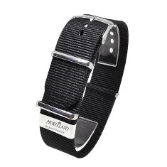 Curea Morellato tip NATO Band Nastro Cannete Culoare Neagra 18mm 20mm 22mm 24mm A01U3972A74019CR