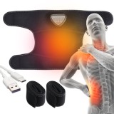 Cumpara ieftin Genunchiera Electrica cu Incalzire si Masaj, 3 Trepte Temperatura, pentru Genunchi, Umeri si Spate, USB, Negru