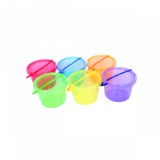 Set de 6 galetuse translucide colorate pentru activitati senzoriale, Tickit