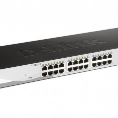 D-link 26-Port Gigabit Smart Switch with 2 SFP ports, DGS-1210-26; 24 x 10/100/1000Mbps Auto-Negotiating Ports; 2 x Combo 1000BaseT/Mini-GBIC SFP port