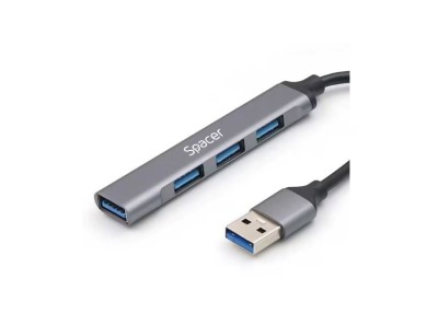 HUB extern SPACER 4 porturi, USB-A, SPHB-USB-4U-01 foto