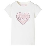 Tricou pentru copii ecru 116