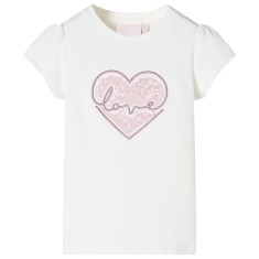 Tricou pentru copii ecru 116