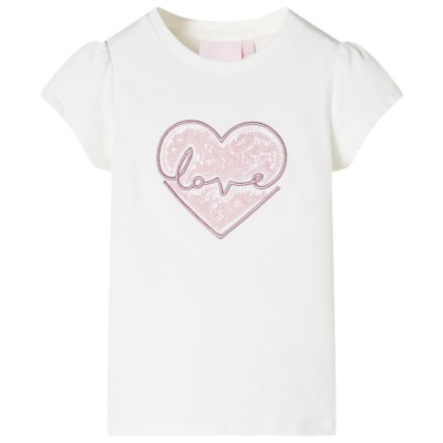 Tricou pentru copii ecru 116 foto