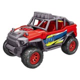Masina Off Road cu sunet si lumina, Rosie, ATU-089139, Plastic, Oem