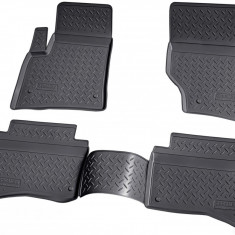 Set de 4 covorase cauciuc 3D stil tavita premium pentru VW Touareg I 7L 2002-2010