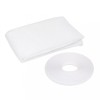 Plasa Tantari Ferestre 100x100cm cu Scai, Poliester, Lavabila, Anti Insecte, Protectie UV, Montare Usoara, Alb