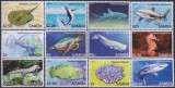 Timbre cu faună marină din Samoa