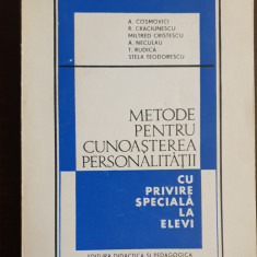 Metode pentru cunoașterea personalității - A. Cosmovici, R. Crăciunescu