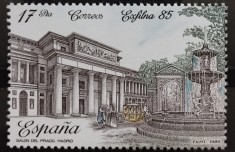BC856, Spania 1985, timbru de la colita arhitecura foto