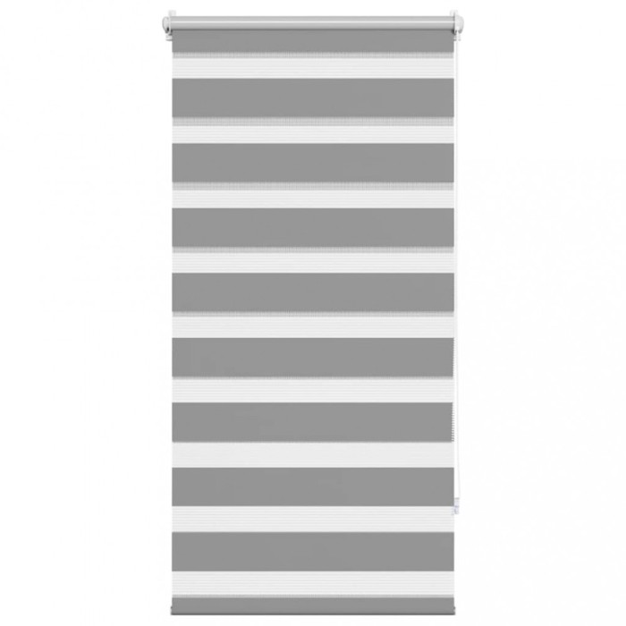 Jaluzea tip zebra, 80 x 150 cm, gri
