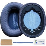 Set 2 bureti pentru casti JBL Live 500BT, Live 500 BT, Over-Ear - Albastru - Plasa - Spuma cu memorie