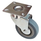 Cumpara ieftin Roata mobila gri cu rulment, 2.5&quot; x 65 mm
