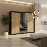 Dresing Delia 250 Wenge cu Oglinda si Usi Sonoma Stoc limitat