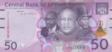 Bancnota Lesotho 50 Maloti 2024 - P28b UNC ( vezi descriere )