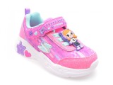 Pantofi sport SKECHERS roz, SNUGGLE SNEAKS, din material textil