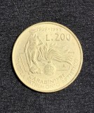 Moneda 200 lire comemorativă 1969-1999 Italia
