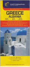 Harta rutiera Grecia + Albania - Paperback - *** - Cartographia Studium foto