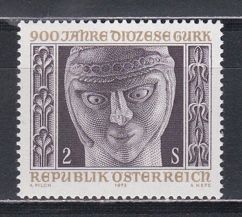Austria 1972 - A 900-a aniversare a Episcopiei Gurk, MNH