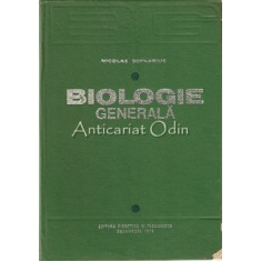 Biologie Generala - Nicolae Botnariuc - Tiraj: 4850 Exemplare
