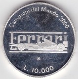 San Marino 10 000 Lire 2001 Ferrari