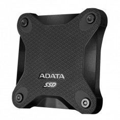 Ssd extern adata sd600 2.5 256gb usb 3.1 r/w speed: up to 440/430 mb/s negru foto