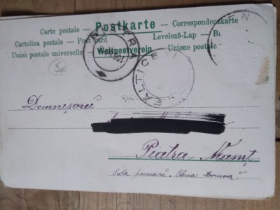 Ilustrata circulatie (A) Piatra Neamt foto