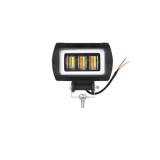 Proiector LED cu angel eyes DRL alb 1000lm Cod: ZC-3WY-1 Automotive TrustedCars, Oem