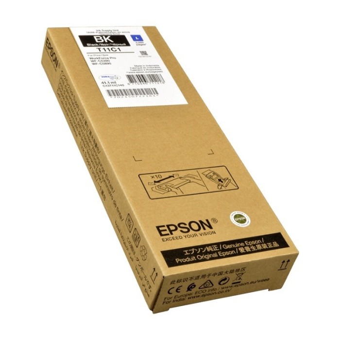 Cartus original Epson T11C1 C13T11C140 Black 3K