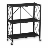 Organizator incaltaminte pliabil Confortime, 70x34x87 cm, metal, negru