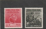ROMANIA 1950 LP 270 LUPTA PENTRU PACE SERIE MNH