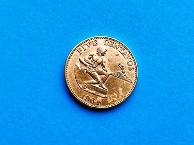 5 Centavos 1964 Filipine- foto