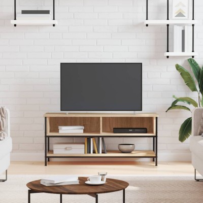 Gossi comoda tv, stejar sonoma, 100x35x45 cm, lemn prelucrat foto