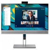 Monitor Refurbished LED, HP EliteDisplay E243m, 24 inch, Frameless, Webcam, Rezolutie Full HD, Stare Foarte Buna