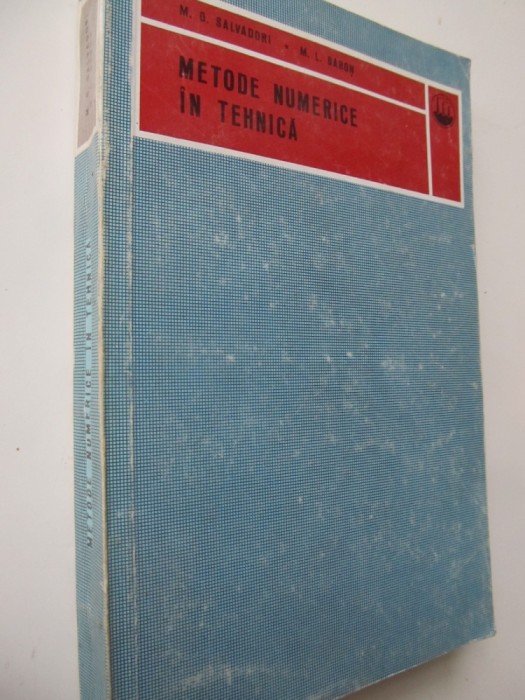 Metode numerice in tehnica - M. G. Salvadori , M. L. Baron