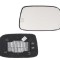 Geam oglinda exterioara cu suport fixare Toyota Corolla (E11), 04.1997-12.2001, Dreapta, incalzita; geam convex; cromat