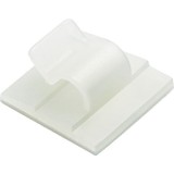 Set suporti cu adeziv cabluri mici 19x10mm alb 100buc GAN.2MT.401 SapiSelco Italy