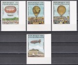 Centrafricana 1983 - Bicentenarul zborului cu balonul cu echipaj uman, Serie NDT, RARA, MNH