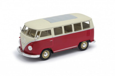 Macheta Auto Welly 1:24 1963 Volkswagen T1 Bus, 22095 foto