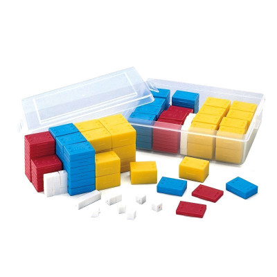 Set greutati plastic Miniland, 76 piese, Multicolor foto