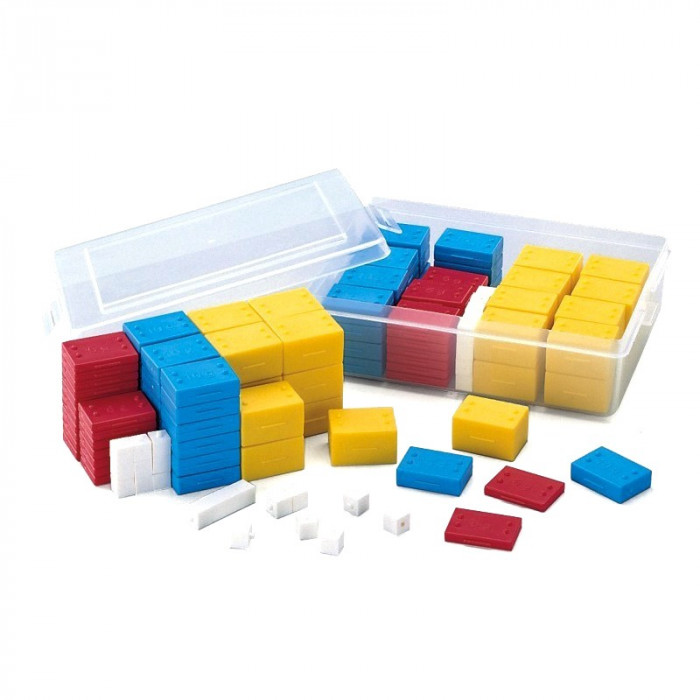 Set greutati plastic Miniland, 76 piese, Multicolor
