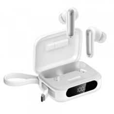 Handsfree Bluetooth Anker P41i, TWS, ANC, Alb A3937G21 foto