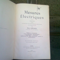 MESURES ELECTRIQUES - ERIC GERARD (MASURARI ELECTRICE)