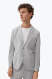 Sacou barbati cu croiala Slim fit Joog Suit gri deschis (Marime: 52)