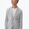 Sacou barbati cu croiala Slim fit Joog Suit gri deschis (Marime: 56)