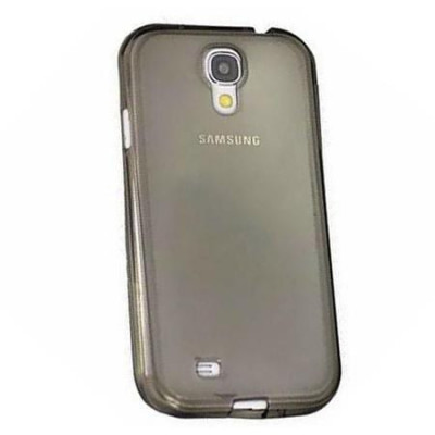 Husa Silicon Samsung Galaxy S4 i9500 Clear Grey foto