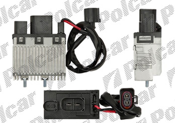 Releu ventilator racire Audi A4 (B6), 2000-2004, motor 2.4 V6, 2.7 V6 T, 2.8 V6, 3.0 V6, benzina, 2.5 TDI, diesel, cu AC, pt.modele cu racire suplime