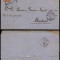 Spain 1859 Postal History Rare Cover Barcelona to Madrid DB.190