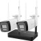 Kit supraveghere IP wireless Hikvision HiLook, 2 camere bullet, 4MP, IR 30m, Audio, slot microSD, NVR 4 canale - IKS-2044BH-PH/W SafetyGuard Surveilla